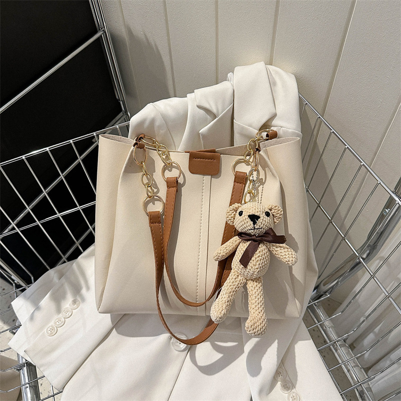 Free Delivery Designer Bag Large Capacity For Women 2025 Trendy Tote Commuter University Student Classroom Single Shoulder Shopping Bag Luxury Bag