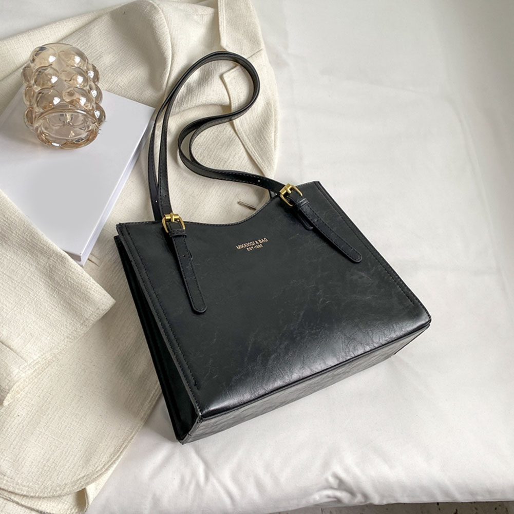 Women Retro Tote Handbag with Pendant Casual Tote Bag Large Capacity Fashion Shoulder Bag Ladies Travel Handbag