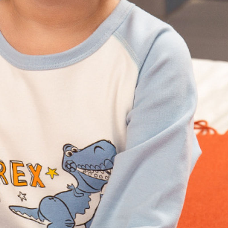 Toddler designer clothes baby clothes Children's autumn and winter set boys' pajamas for home use pure cotton for children Skin-friendly fab