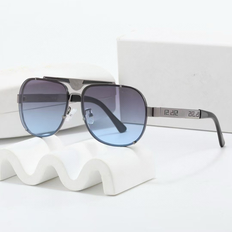 Designer Sunglasses For Women Men Fashion Sunglasses Luxury Polarized Lens Goggle Pilot PC Frame Oversized UV400 Eyewear Luxury Style Sunglasses AS807