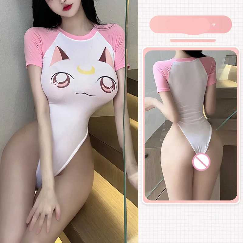 Cosplay costumes Funny lingerie suit tight swimsuit Japanese Kawaii cartoon anime costume for baby sexy adult Sex shop R250520