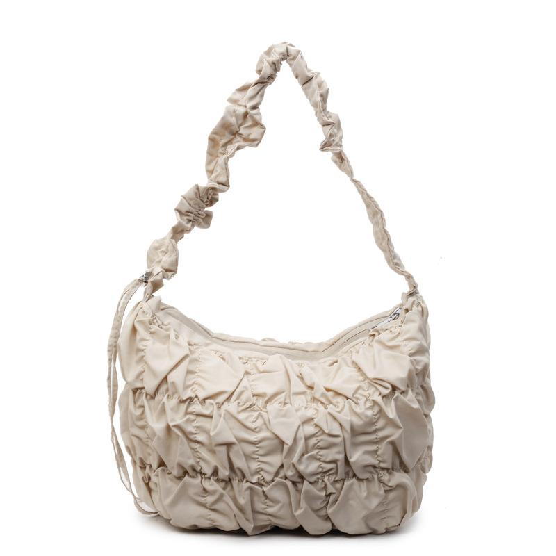 Drape cloud bag female summer new big capacity all go underarm bag light shoulder crossbody bag 2025