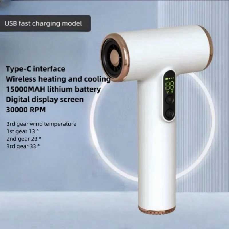 Hot Selling High-Value Wireless Hair Dryer With Wireless Use Of Cold And Warm Air For rens Dormitory Travel USB Charging z250520