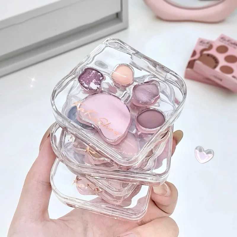 5 Colors Cat Claw Eyeshadow Palette Long Lasting Glitter Rose Blush Eye Shadows Cute Eye Makeup Palette Women Cosmetics W250520