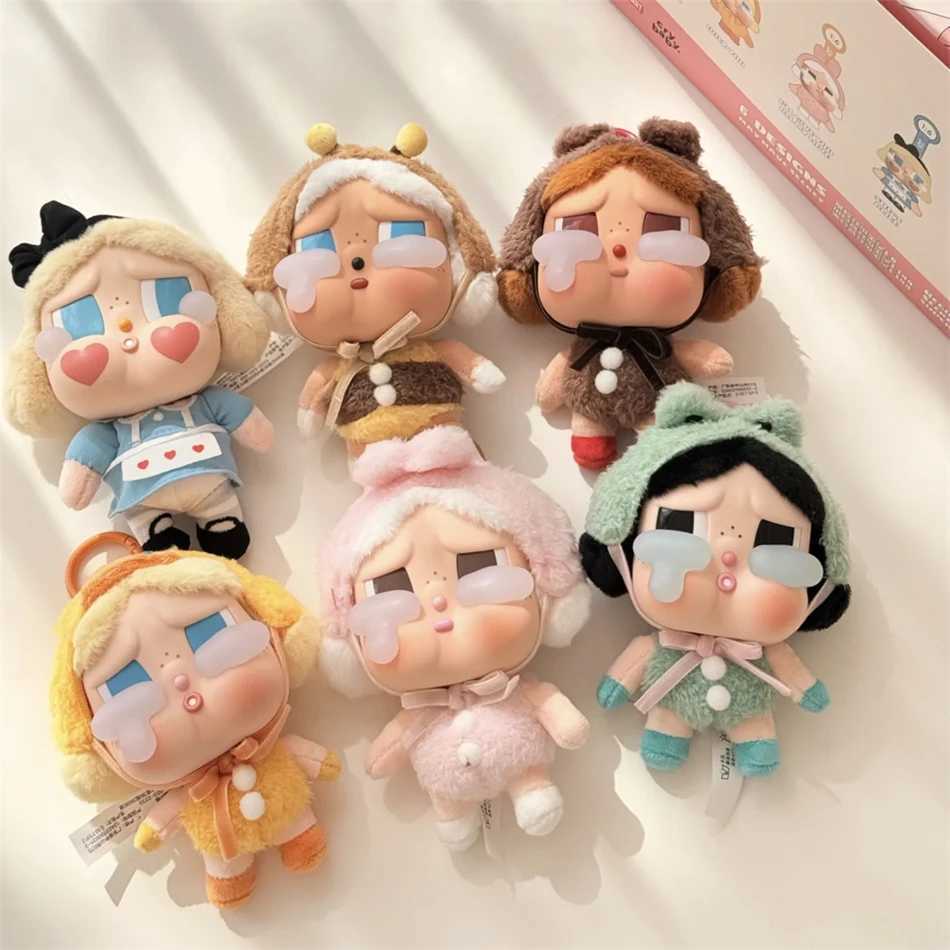 2025 New Genuine Crybaby Crying Again Series Blind Box Figures Vinyl Face Doll Crybaby Pendant Keychain Mystery Box Toy GiftT250521
