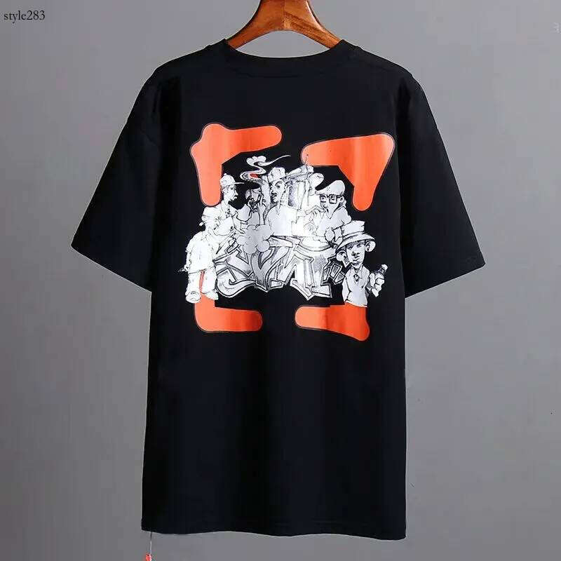 off white T Shirt Summer Luxurys Mens Whitet T Shirt Designers offs Clothing Loose Tees Tops Man Casual Street graffiti Shirt Sweatshirt Short Sleeve Tshirts S-XL bd0