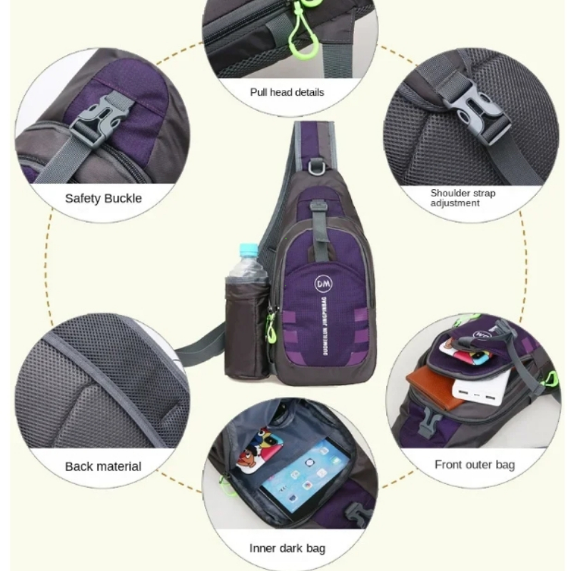 Fashion Men Women Handbag Sport Belt Waist Pack Pouch Shoulder Bag Water Bottle Holder Bag for Running Jogging Hiking