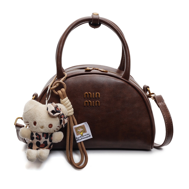 Free shipping Designer's new high-end retro small handbag for women, versatile crossbody bag with texture, mini hand-held handbag