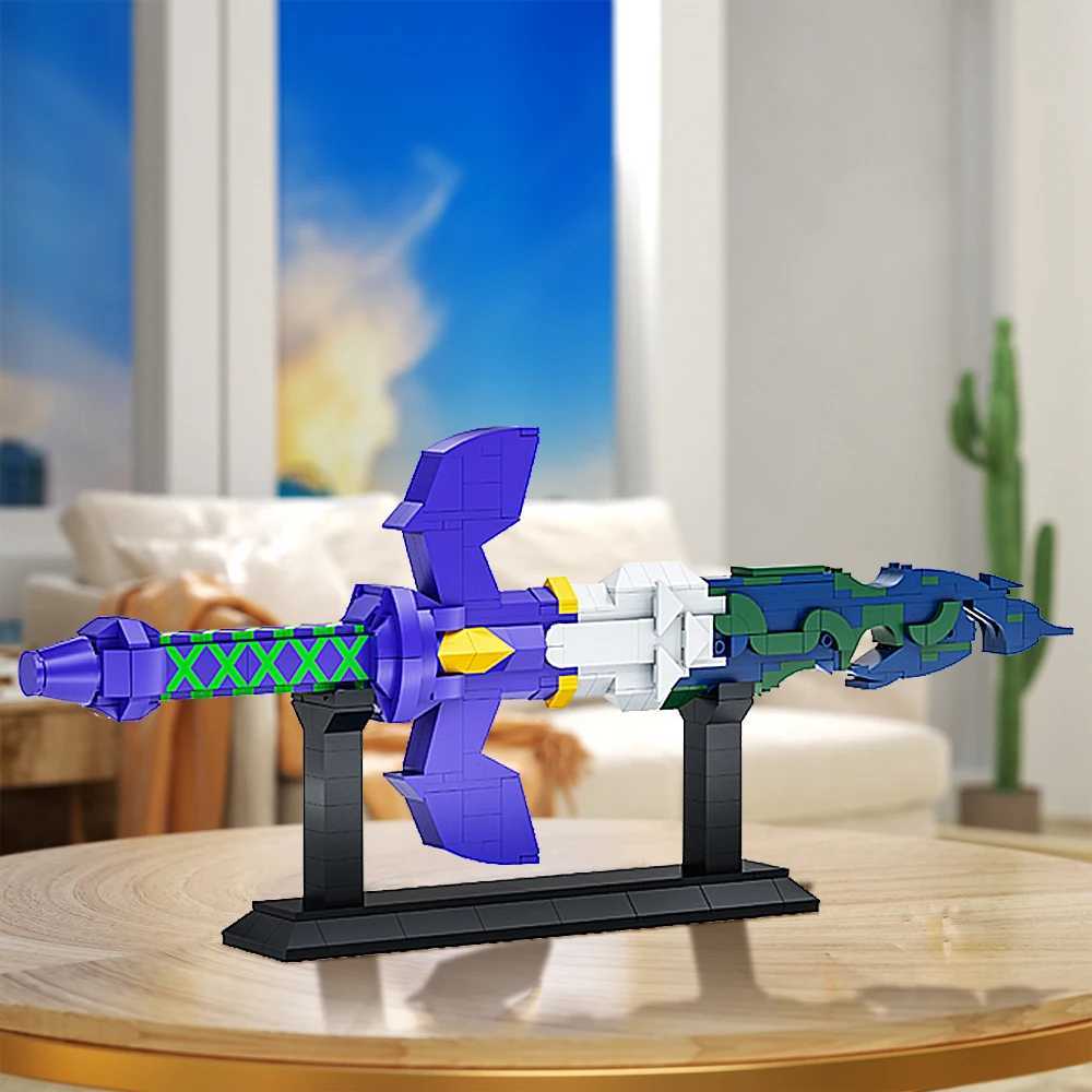 Free shipping Moc Breath Of Wild The Master Broken Sword Building Blocks Set For Game Zeldaed Hyrule Castle BOTW Arms Model Toy Kids Gift