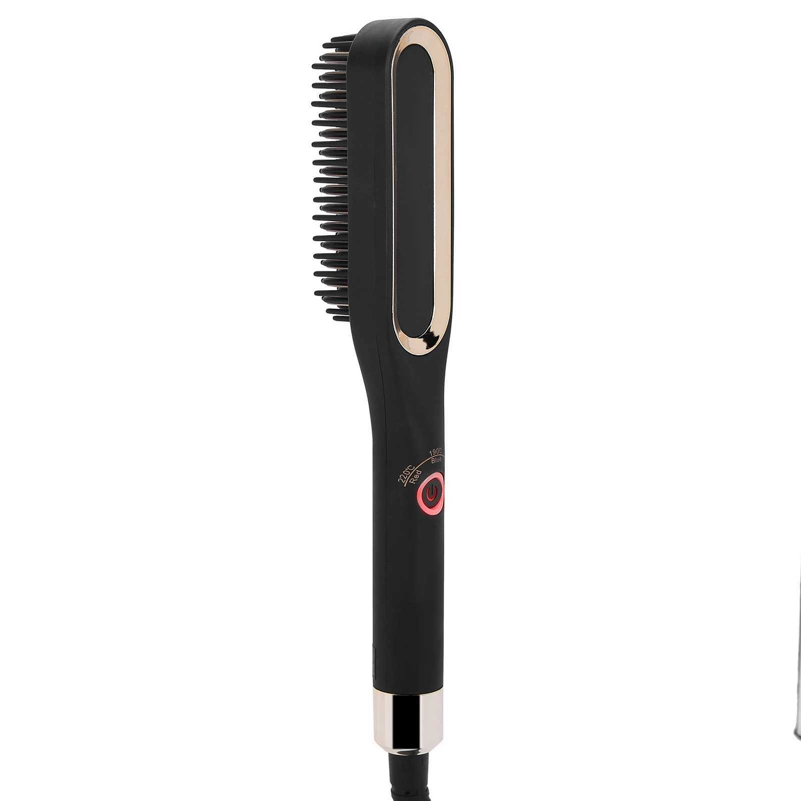 Beard Straightener Brush Electric Beard Straightening Comb Multifunctional Beard Straightener Brush for Men Heated Men Hair Comb W250610
