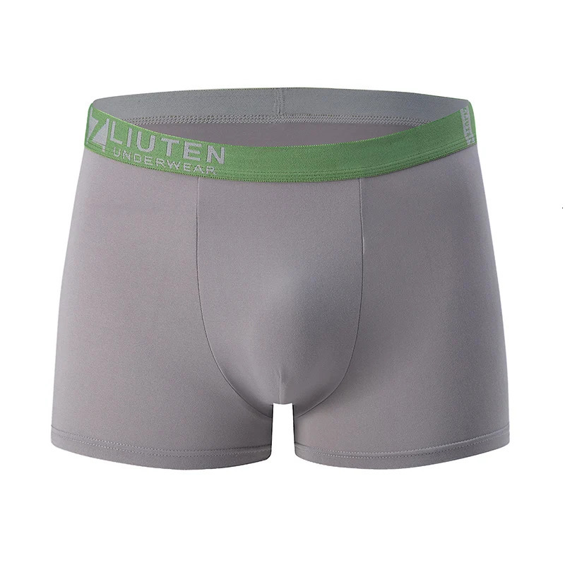3-pieces Mens Solid Color High-end Fashion Underwear Comfortable Sports Four Cornered Pants Middle-aged Mens Plus Size Shorts 250519