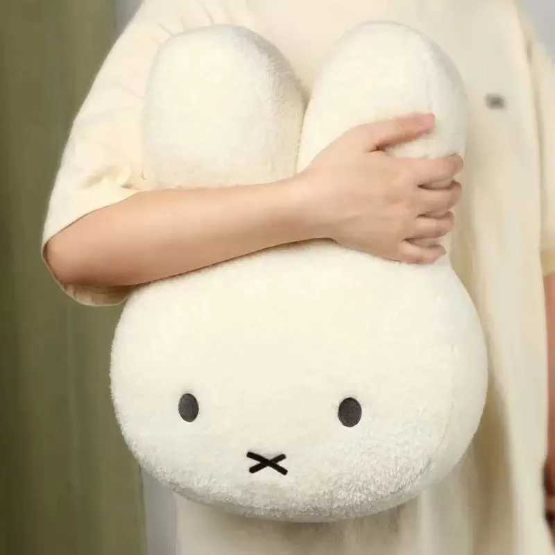 New Kawaii Plush Pillow Cute Miffys Sweet Doll Toy Creative Room Decoration Cartoon Ornament Birthday GiftL250520