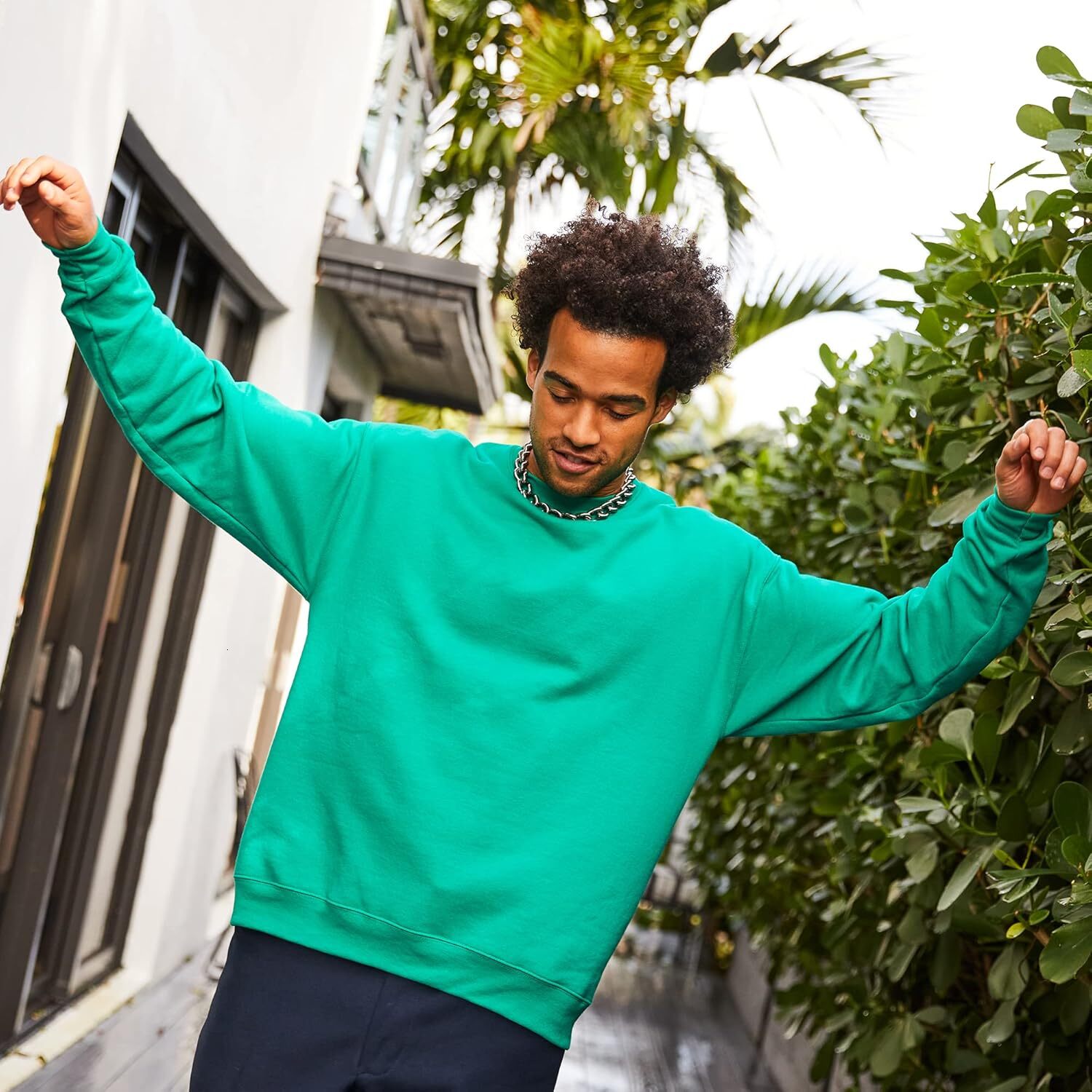 Originals fleece, ready to wear dyed pullover, men's round neck sweatshirt