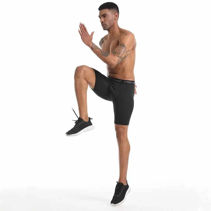 Mens Sports Tight Long Boxer Shorts Breathable Quick Drying High Elasticity Underwear Mens Comfortable Underwear 250519