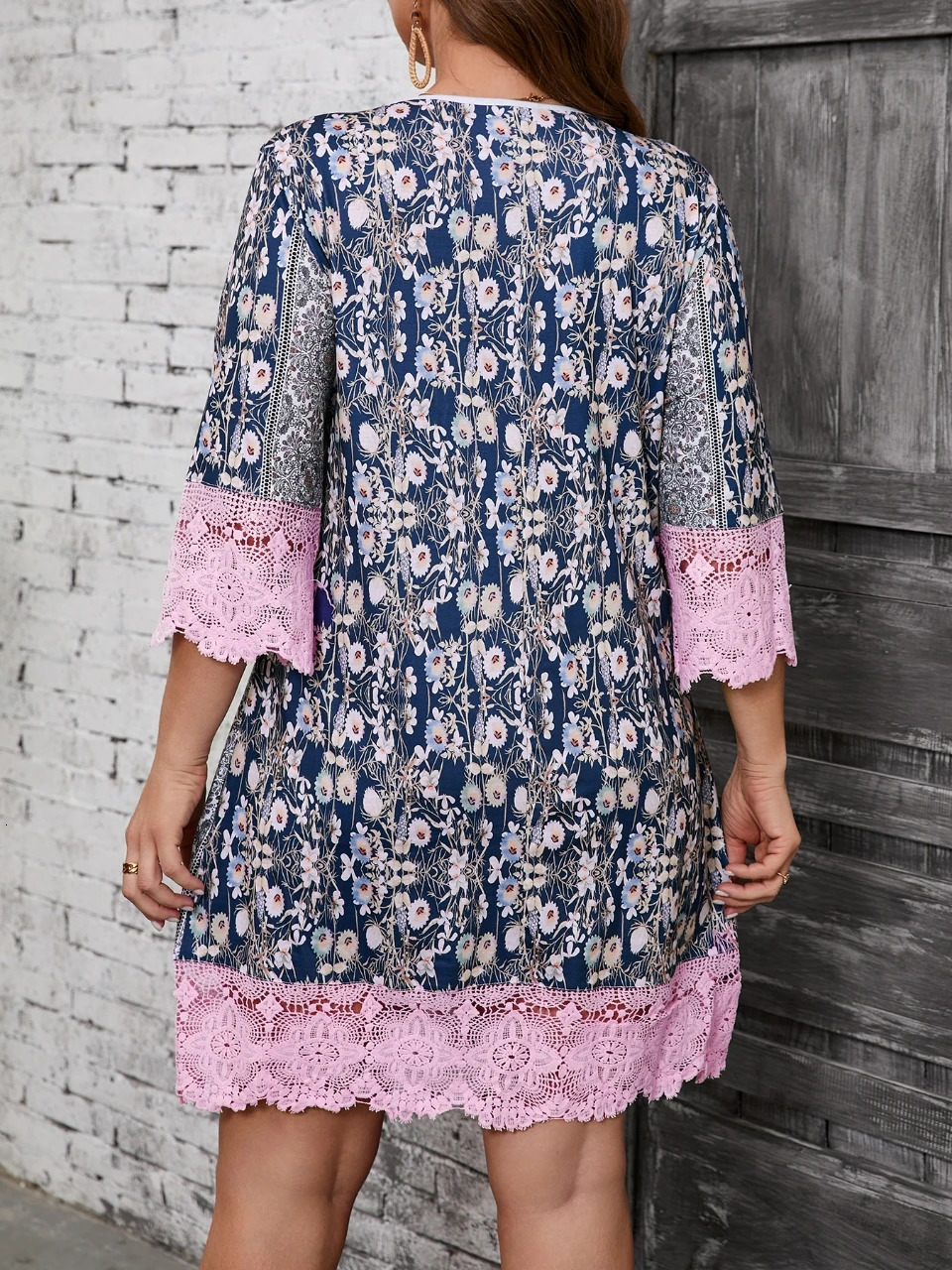 Plus Size Fashion Elegant Women Dress Loose Casual Dress Women Printed Dress Temperament 250520