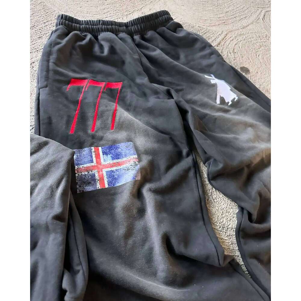 Streetwear Mens Clothing Y2k Haruku Punk Letter Embroidered Hoodies Coat Goth Black Straight Pockets Skull Graphic Baggy Pants