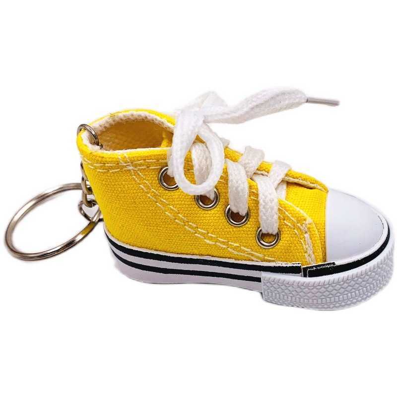 Mini 7.5cm canvas shoes Keychain shoes board shoes Keychain bag clothing pendant to push small gifts