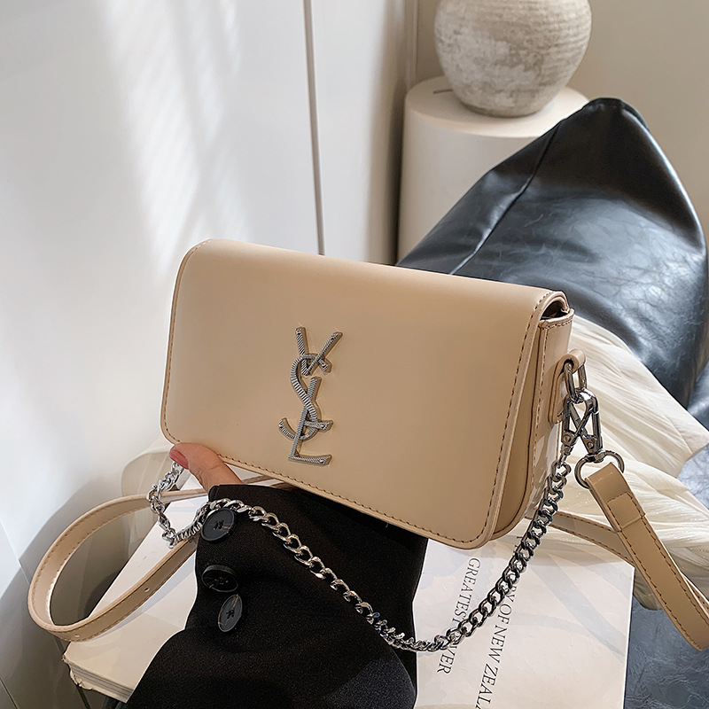 Best Selling Premium Elegant Women's Bags 2025 New Trendy Chain Shoulder Bag Fashion Versatile Crossbody Small Square Bag free shipping pink