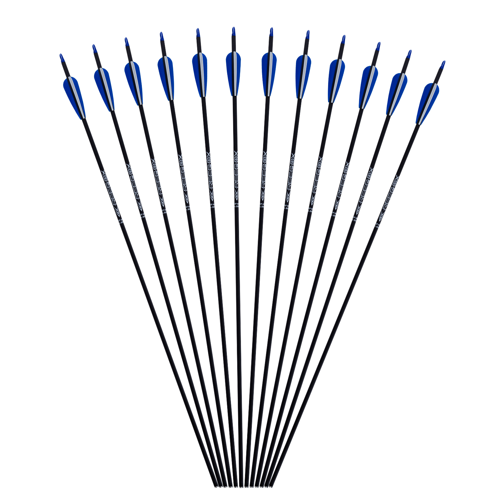Arrows Without Arrowheads Spine250-600 31inch Carbon Archery Hunting Arrow Targeting Arrows 6.2mm Training Arrows for Recurve Bow and Compound Bow (12