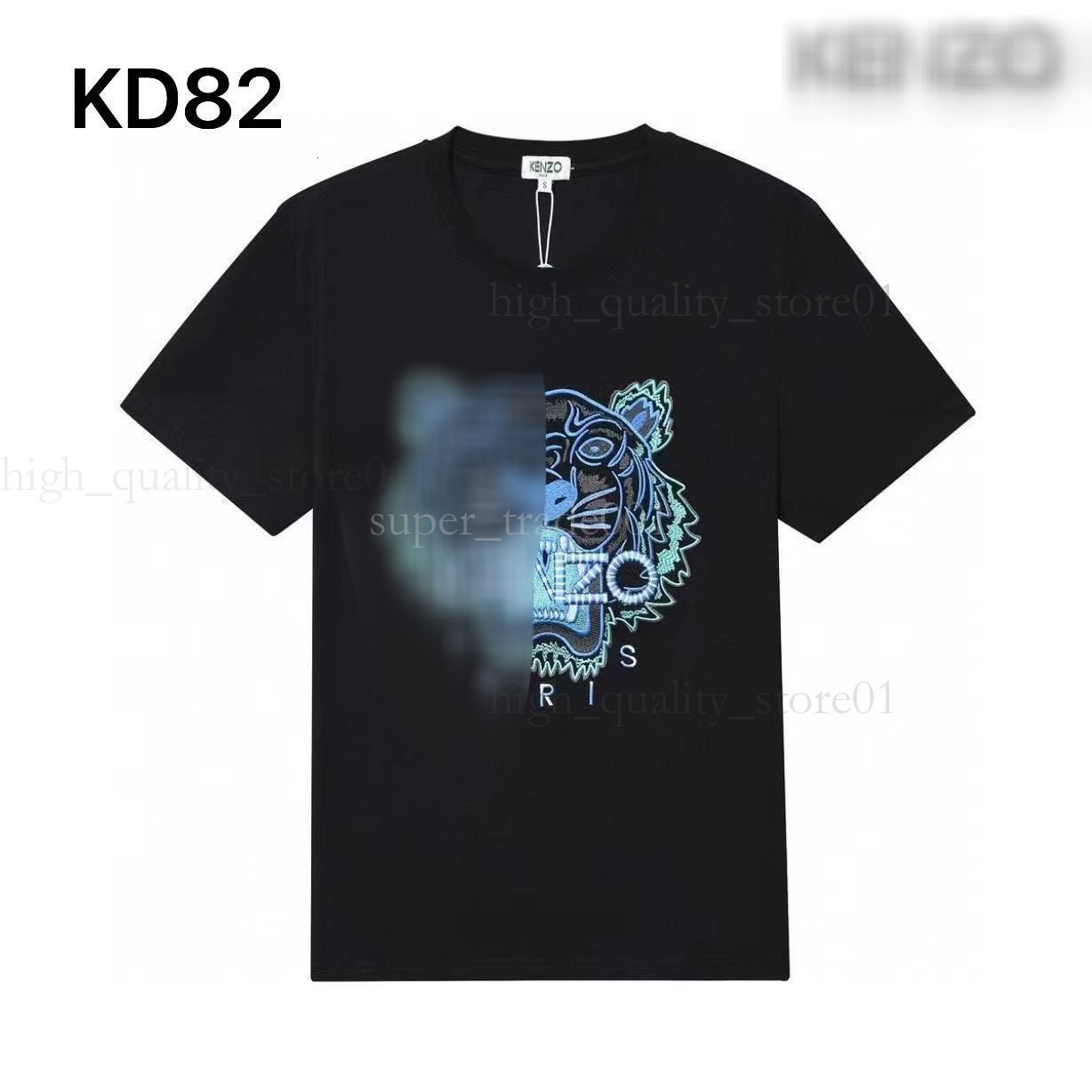 Designer Kenzoshirt Shirts Clothes Mens T-Shirt Casual High Quality Cotton Men Women T-Shirt Tiger Printed Shirt Short Sleeve Hot Sell Tshirt Size S-2Xl 04c