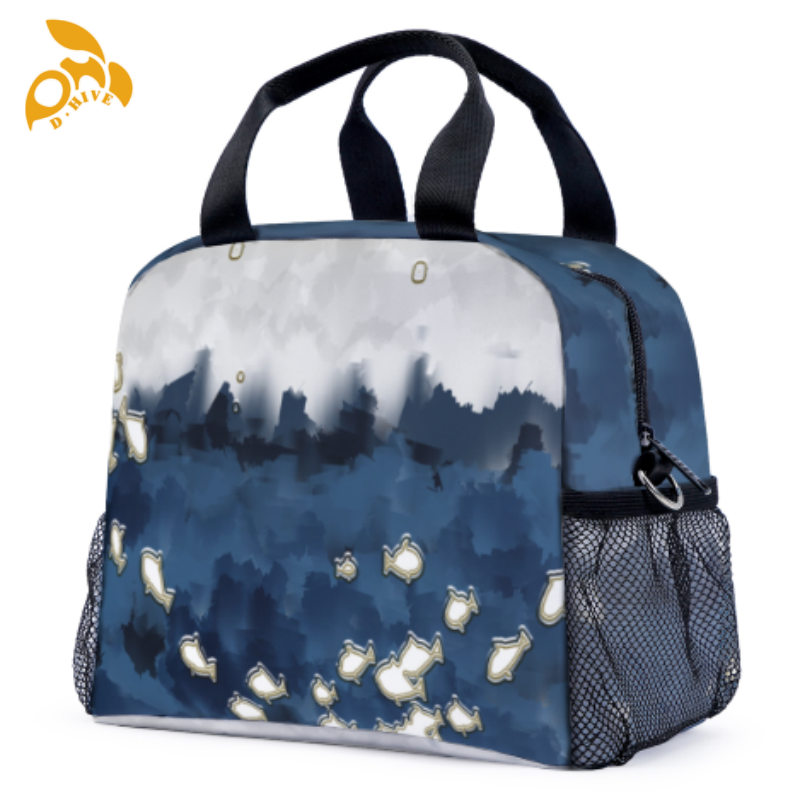 Free delivery. top designers customize round, beige, black half-length, lightweight, simple and square hand-held meal bags