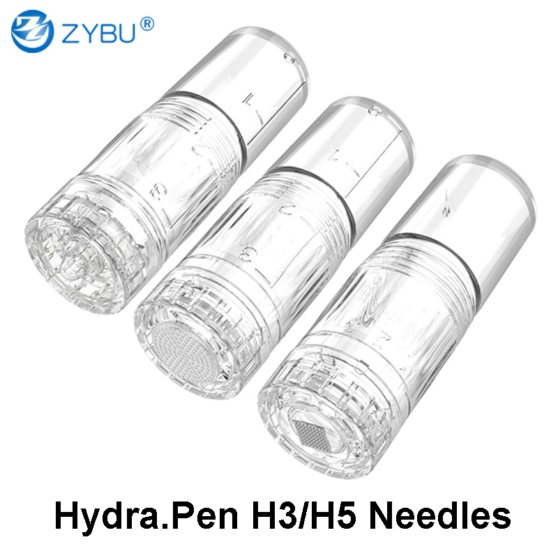 Hydra Pen H5 Tips Derma Microneedle 4-pole EMS Mesotherapy H3 Serum Applicator Repair Skin Beauty MTS Tool Parts Hydra.Pen H3/H5 Needle Cartridges H12