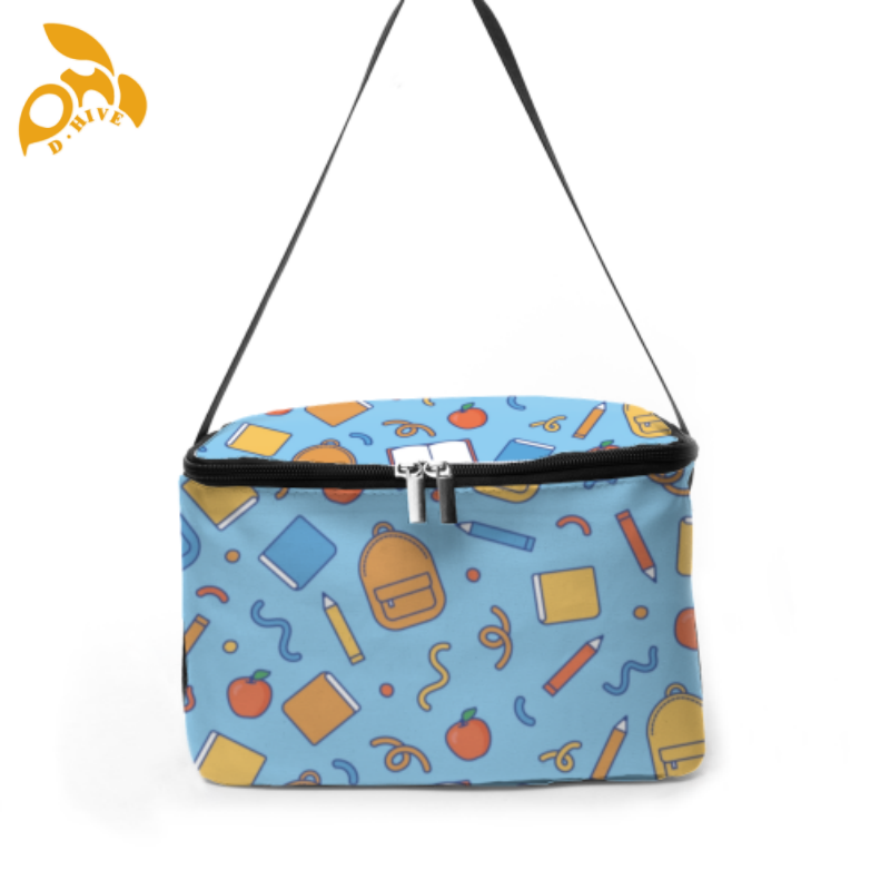 Free delivery. designers customize round, beige and black semi-long, lightweight, simple and square insulated lunch boxes