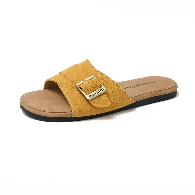 2025 Summer New High Quality Women s Slippers Fashion Designer Popular Cork Insole Outdoor Beach With Arch Comfort Sandals