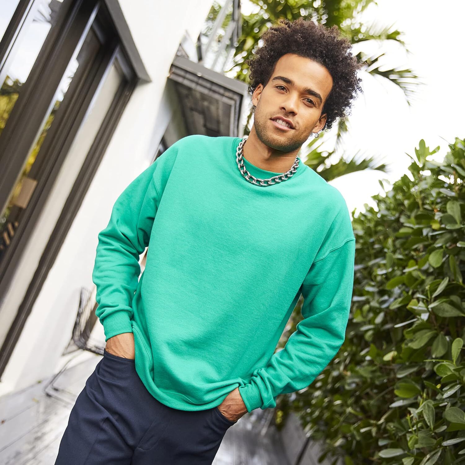 Originals fleece, ready to wear dyed pullover, men's round neck sweatshirt