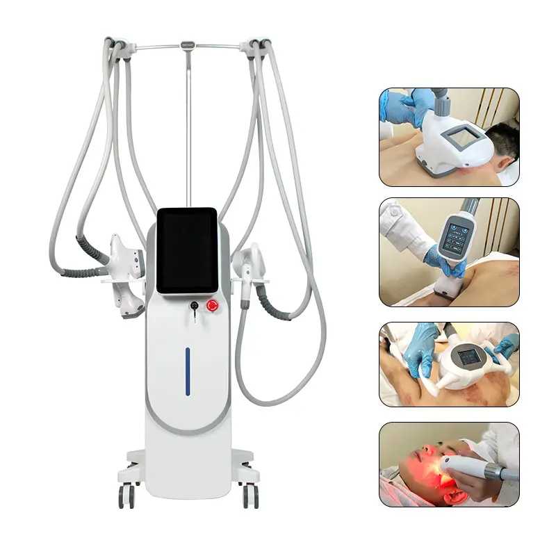 Professional 4 in 1 Vela Roller Slimming Machine Lymphatic Drainage Vela Slimming Body Shaping Machine Cellulite Reduce Skin Tightening Device