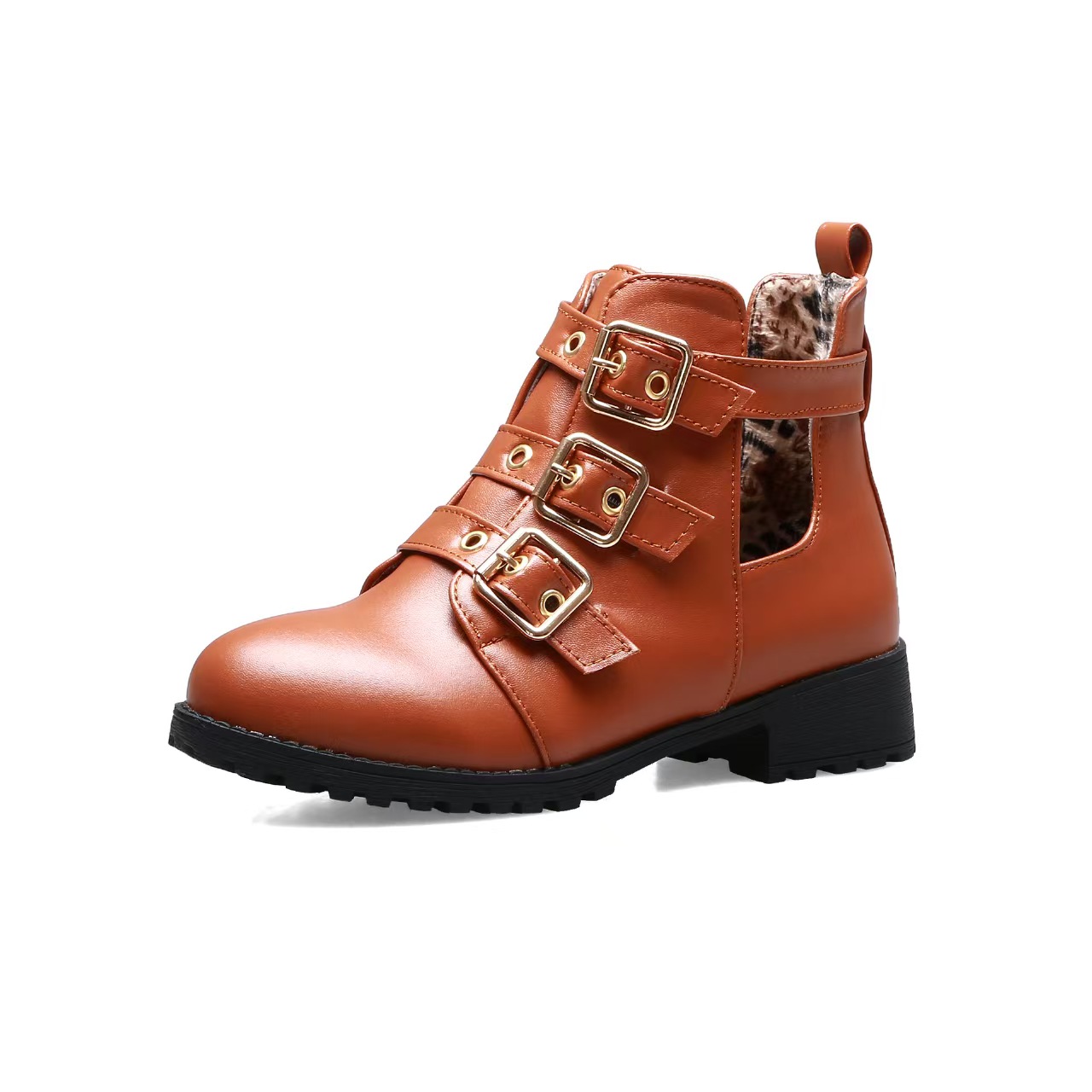 Style Platform British 2022 New Autumn Retro Wild Thick-soled Increased Motorcycle Boots Women Shoes fc7c