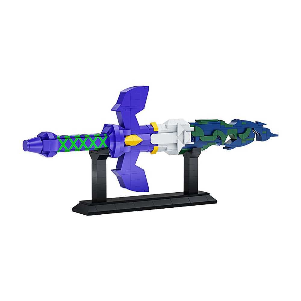 Free shipping Moc Breath Of Wild The Master Broken Sword Building Blocks Set For Game Zeldaed Hyrule Castle BOTW Arms Model Toy Kids Gift