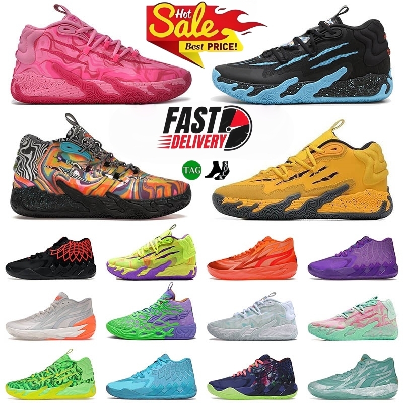 Designer Lamelo Ball Mb.04 Basketball Shoes Women Mens Dexters Laboratory Guttermelo Blue Hive Miami Iridescent Supernova Signature Melo Trainers Sneakers
