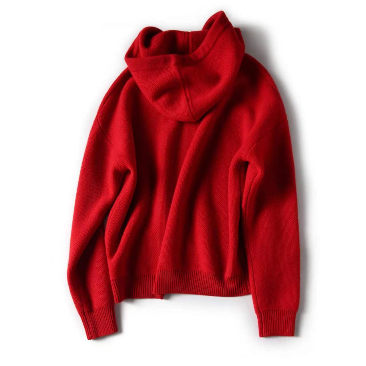 MUU4302 sweater jacket women's knitted top loose thick wool sweater large size new style inner wear soft