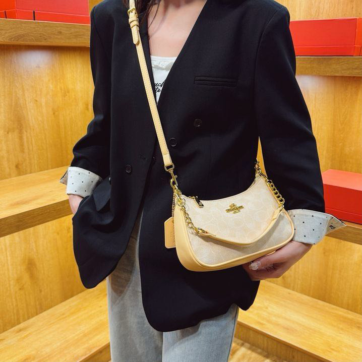 Designer Bag Luxury Bag Shoulder Bag New Women's Bag Versatile Shoulder Crossbody Mini Monogram Shoulder bag texture underarm handbag commuting s