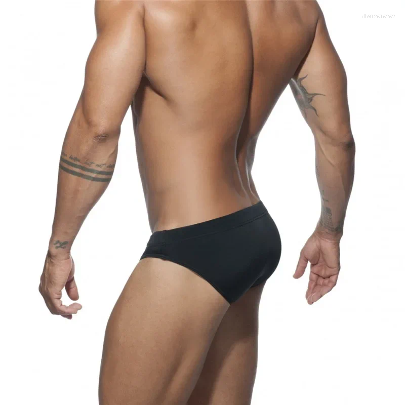 Men's Swimwear Solid Push Up Men Neon Swim Bikni Brief Trunks Unerwear Sexy Beach Surf Shorts Swimsuit Bathing Suit Sunga Panties
