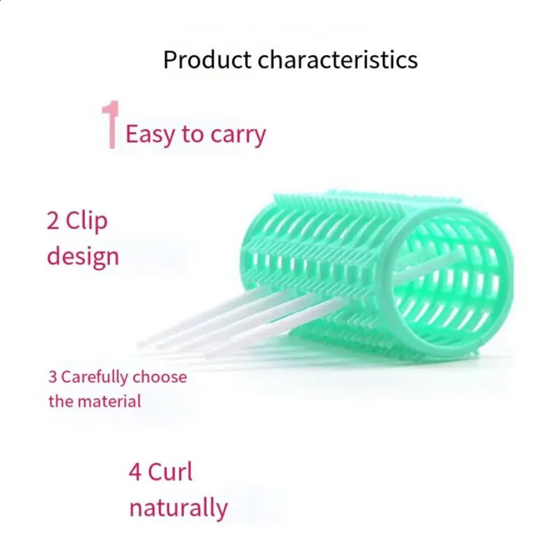 1 Box Brush Hair Rollers Mesh Hair Rollers Hair Curlers Roller with Roller Pins for Women Girls Hair Barber Hairdressing Tools 250519