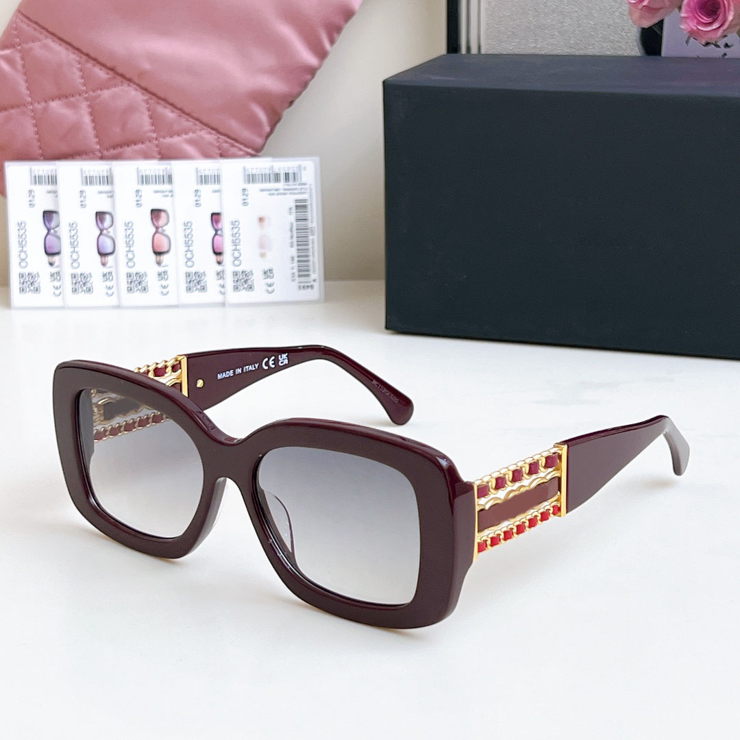 Womens Sunglasses For Women Men Sun Glasses Mens 5535 Fashion Style Protects Eyes UV400 Lens With Case