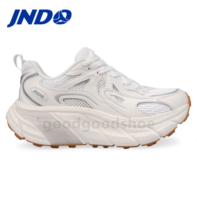 Free shipping JNDO Typhoon Mens Trainers Running Shoes Luxury Fashion Mesh Breathable Sneakers Comfortable Non-slip Outdoor Sports Soft Platform Mens 