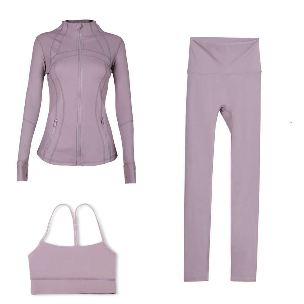 Workout set Women Yoga Sets Designer jackets bra leggings Fiess sets High Waist Sports Jackets Zip Up Coat Elastic Sportswear Outfits Pants Gym Suits