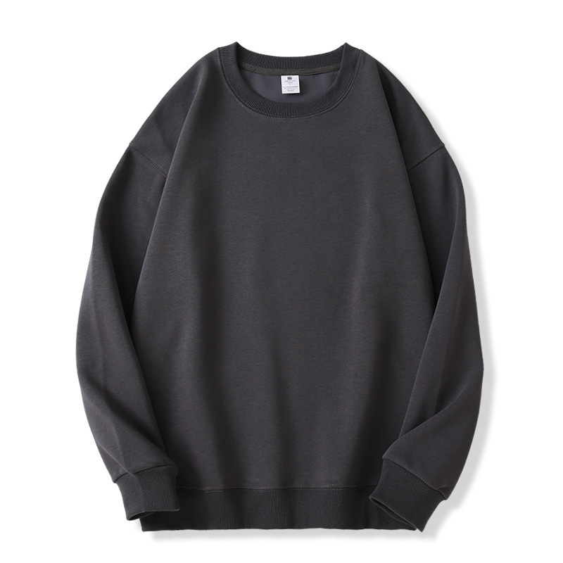 L2007 Autumn and Winter New Style Chinese Cotton Drop Shoulder Sleeve Round Neck All-match Sweater Pullover Long Sleeve Loose Large Size Casual