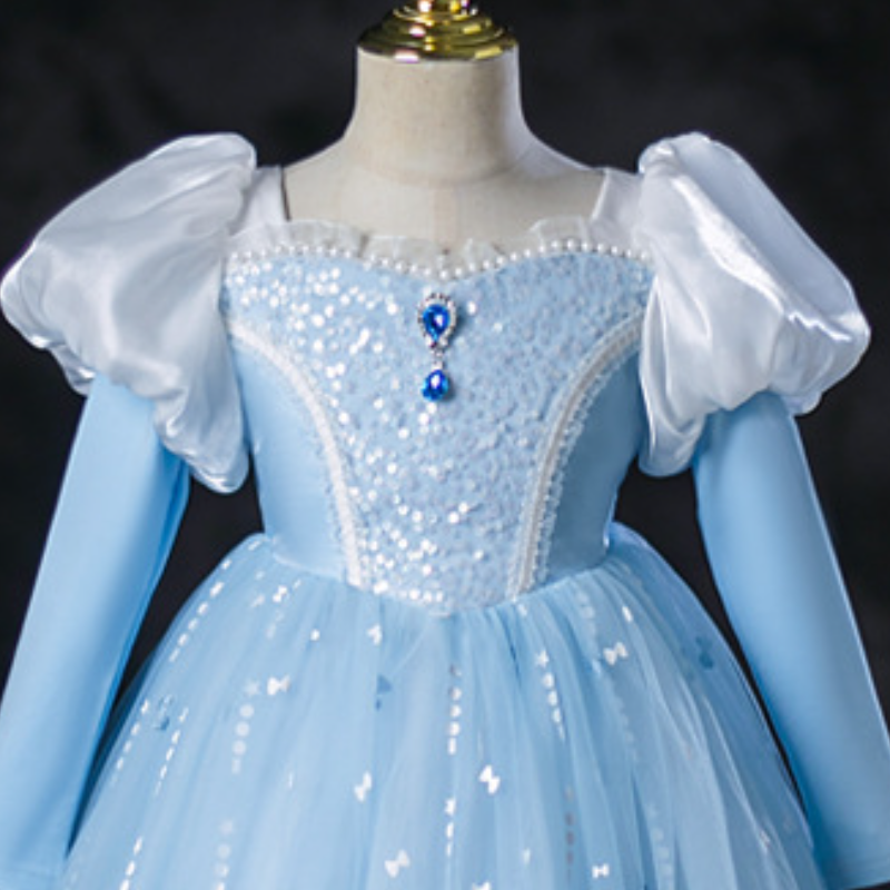 DISNEY infant designer dress Elsa princess dress baby girl designer clothes princess dress for Children's Day girl's skirt is comfortable an