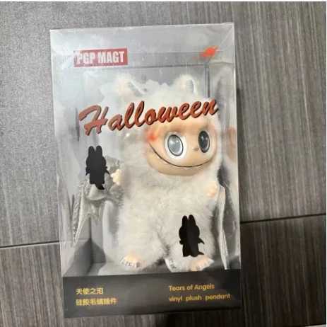Free shipping Premium Quality Monster Labubu Angel Creative Figure Vinyl Pendant Doll Model Replica Toy Birthday GiftT