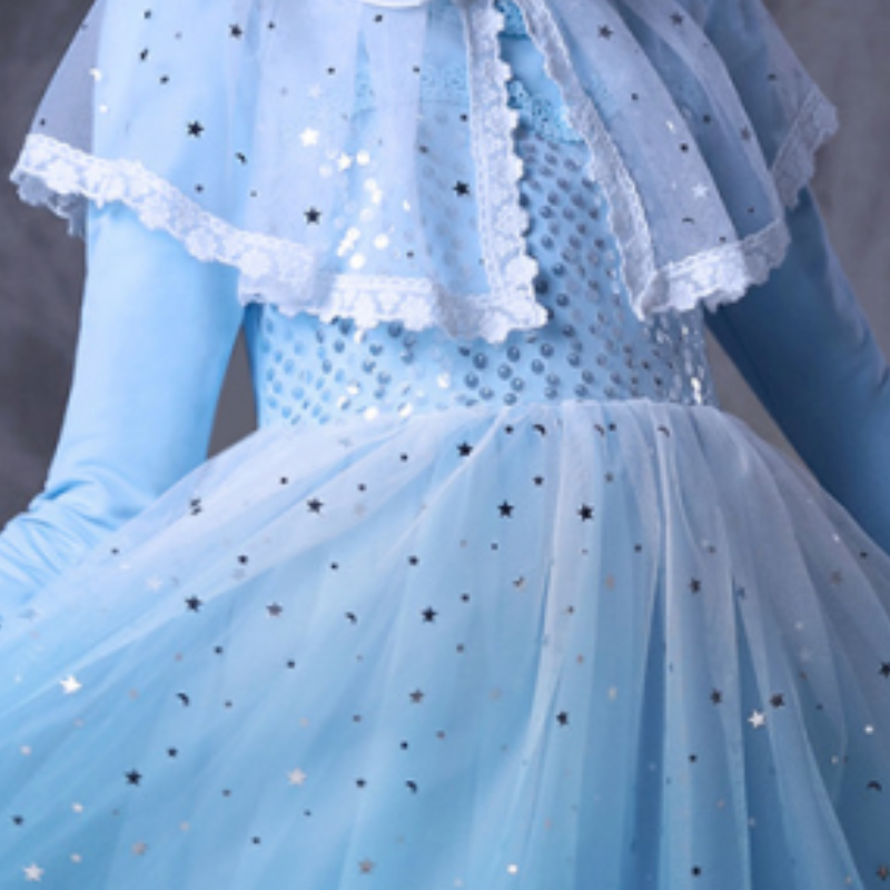 DISNEY designer baby clothes baby girl dress Elsa princess dress Girls' Skirts Birthday Party Group Children's Day Dress girl's net dre