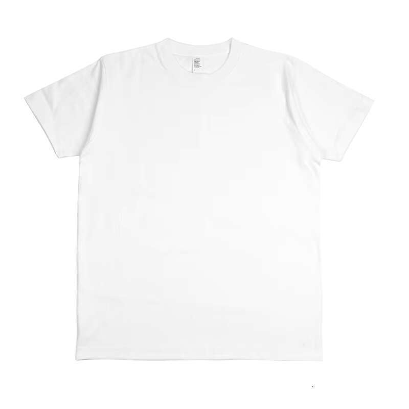 DHEssentials 250gsm high-quality pure cotton blank 6.4oz heavy-duty oversized square printed men's t-shirt