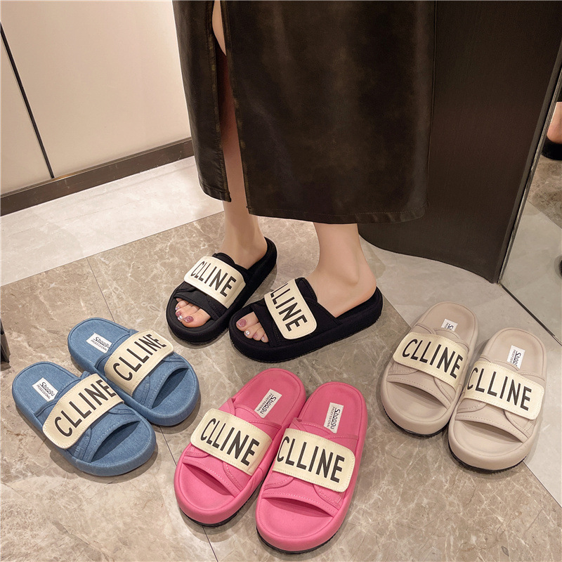 free shipping slides designer women shoes flat casual outdoor slippers letter classic beach black pink shoes