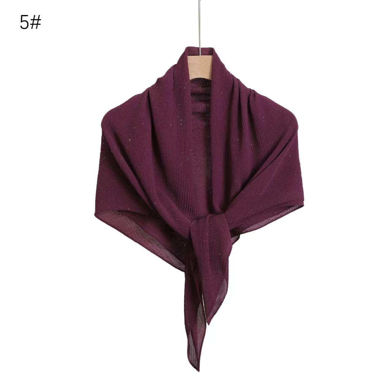 T768 pure color silver sprinkled wrinkled chiffon square scarf monochrome gold sprinkled pleated gauze scarf headscarf versatile scarf