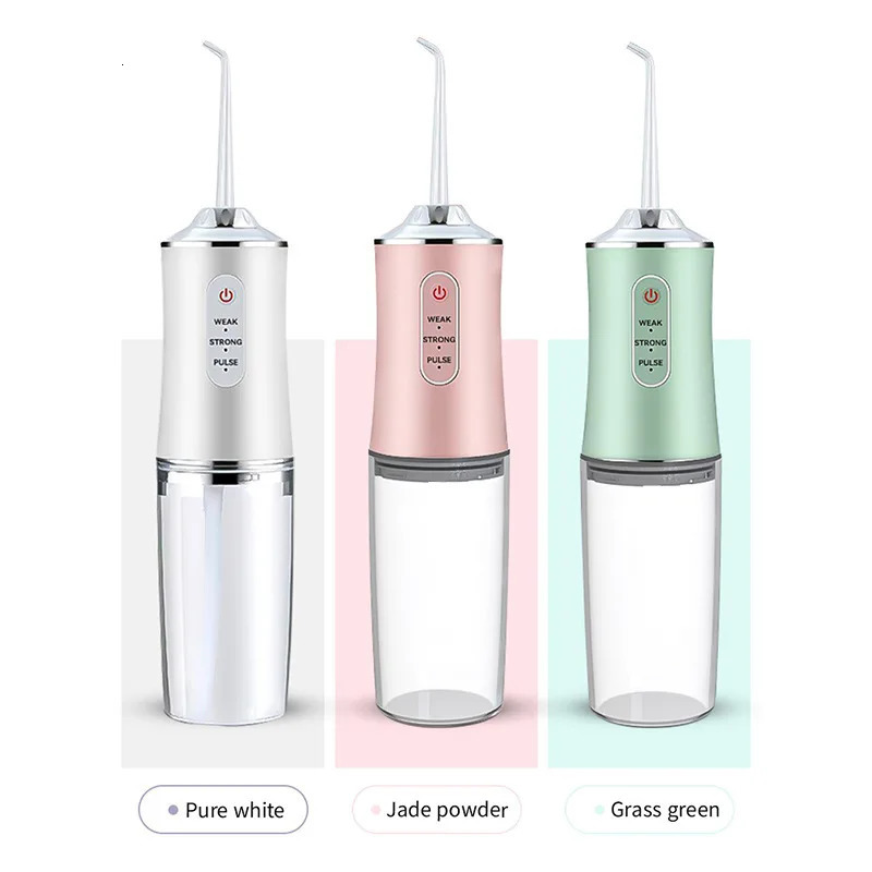 Electric Tooth Cleaner USB Rechargeable Portable Oral Irrigator Water Flosser 4 Jets Dental Jet Teeth 250519