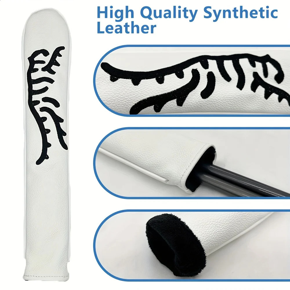 Classic Tiger Golf Cover Direction Indicator Rod Cover PU Positioning Rod Practice Baseball Rod Protective Hat 250520