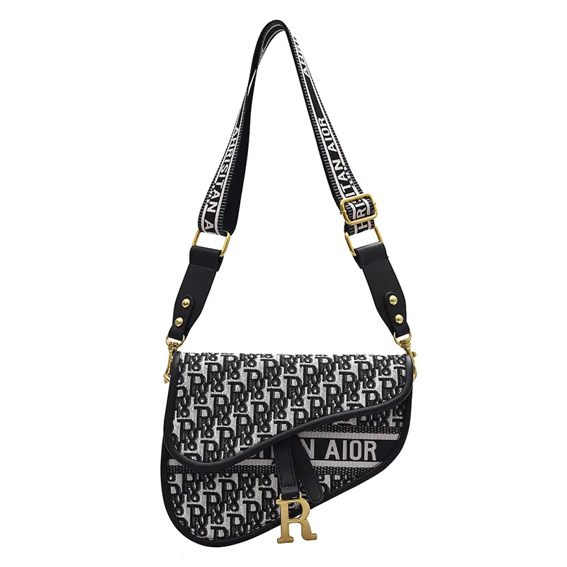 Designer Bag Saddle Bag Shoulder Bag Crossbody Luxury Bag Purse Handbag Tote Fashion Crossbody Black Saddle Bag Designer 2025 Women's Daily Hundr